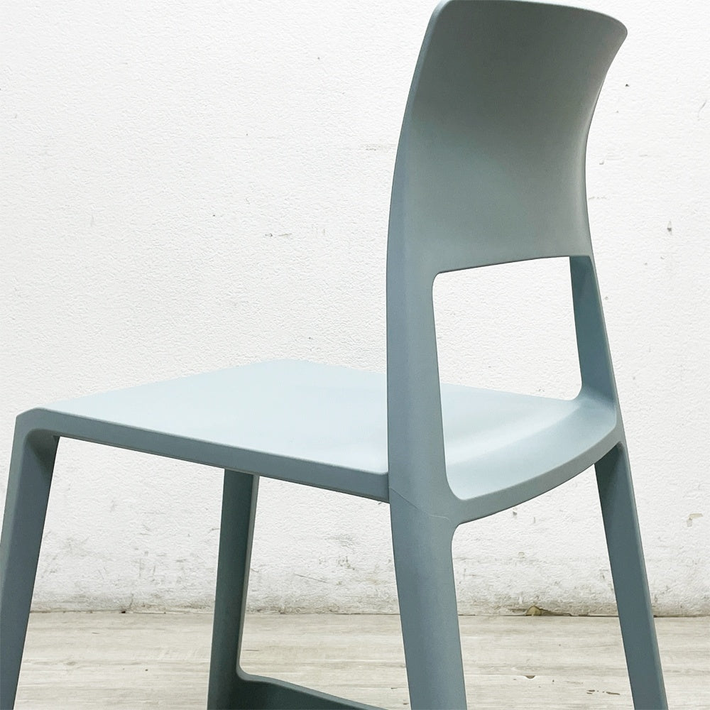 ヴィトラ Vitra ティプトン Tip Ton ダイニングチェア デスクチェア アイスグレー スタッキング チルト機能 定価￥42,900- B ●