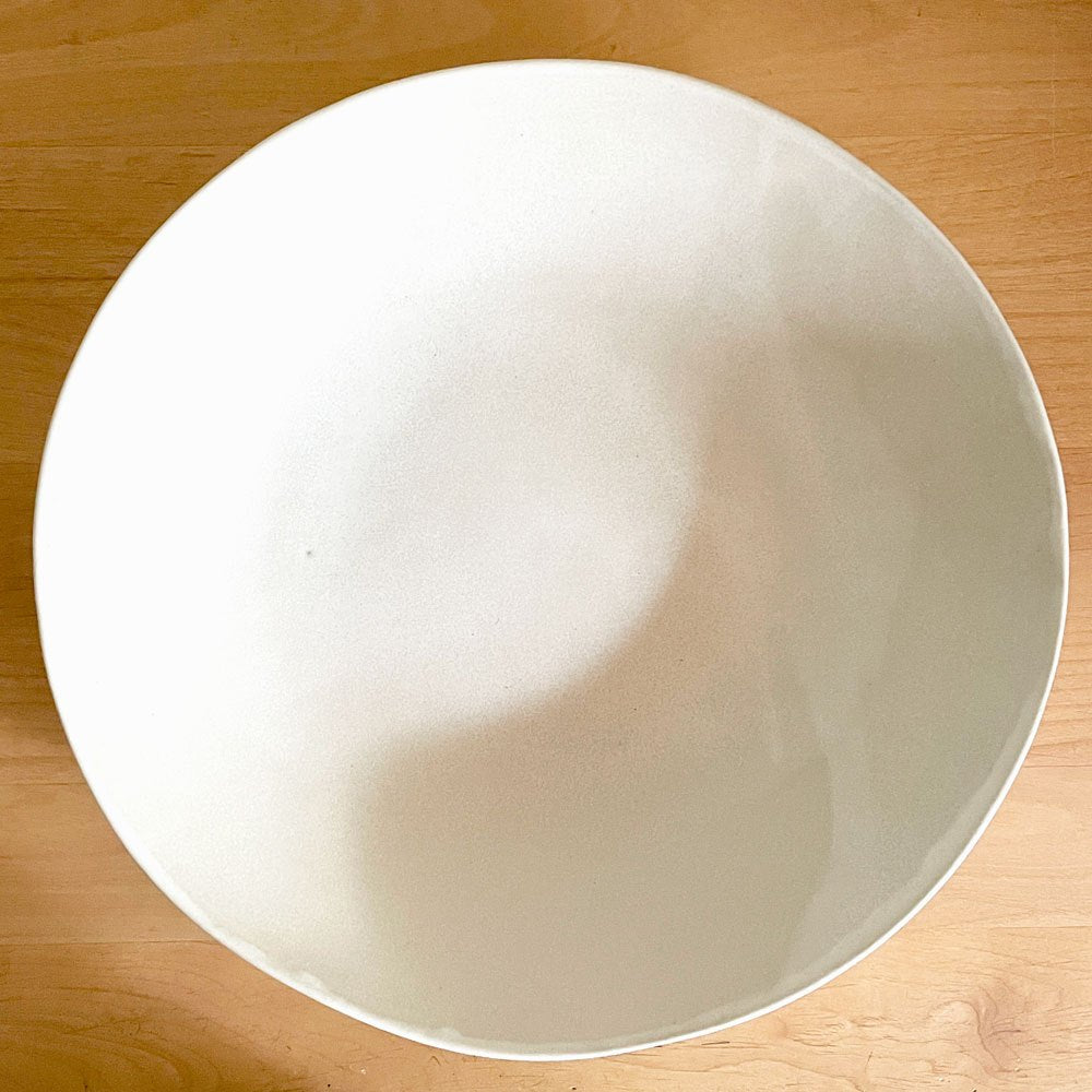 クリスチャンヌ ペロション Christiane Perrochon ストーンウェア STONEWARE ボウル プレート ホワイトカラー イタリア 陶器 ハンドメイド 現代作家 ■