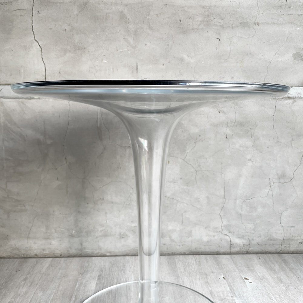 カルテル Kartell ティップトップ TIPTOP サイドテーブル ブラック PMMA フィリップ・スタルク Philippe Starck イタリア 定価￥52,500- ♪