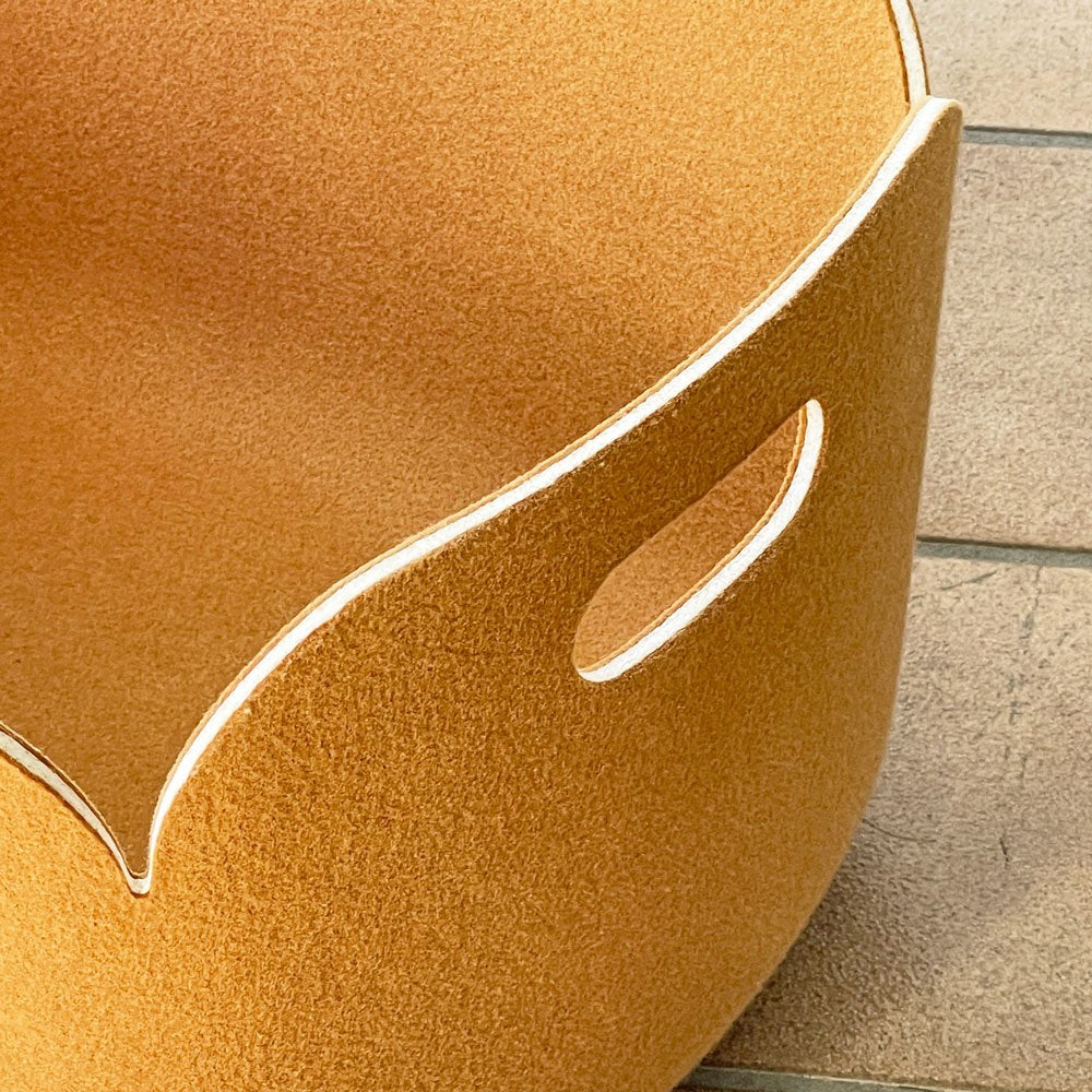 ムート MUUTO レストアバスケット RESTORE BASKET レギュラー バーントオレンジ フェルト地 ミカ トルバネン 専用袋付き デンマーク B ◇