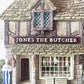 リリパットレーン LILLIPUT LANE ミニチュア オブジェ JOHN THE BUTCHER 石膏 英国 イギリス UKビンテージ ■