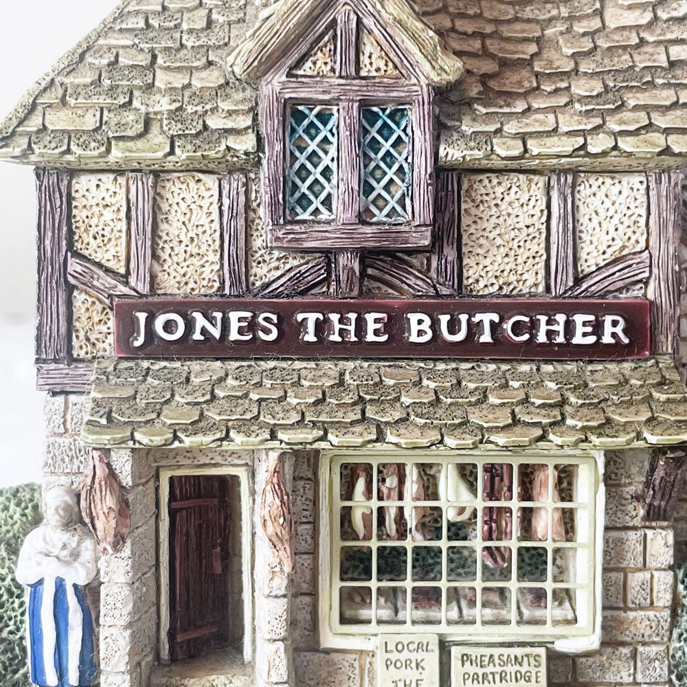 リリパットレーン LILLIPUT LANE ミニチュア オブジェ JOHN THE BUTCHER 石膏 英国 イギリス UKビンテージ ■