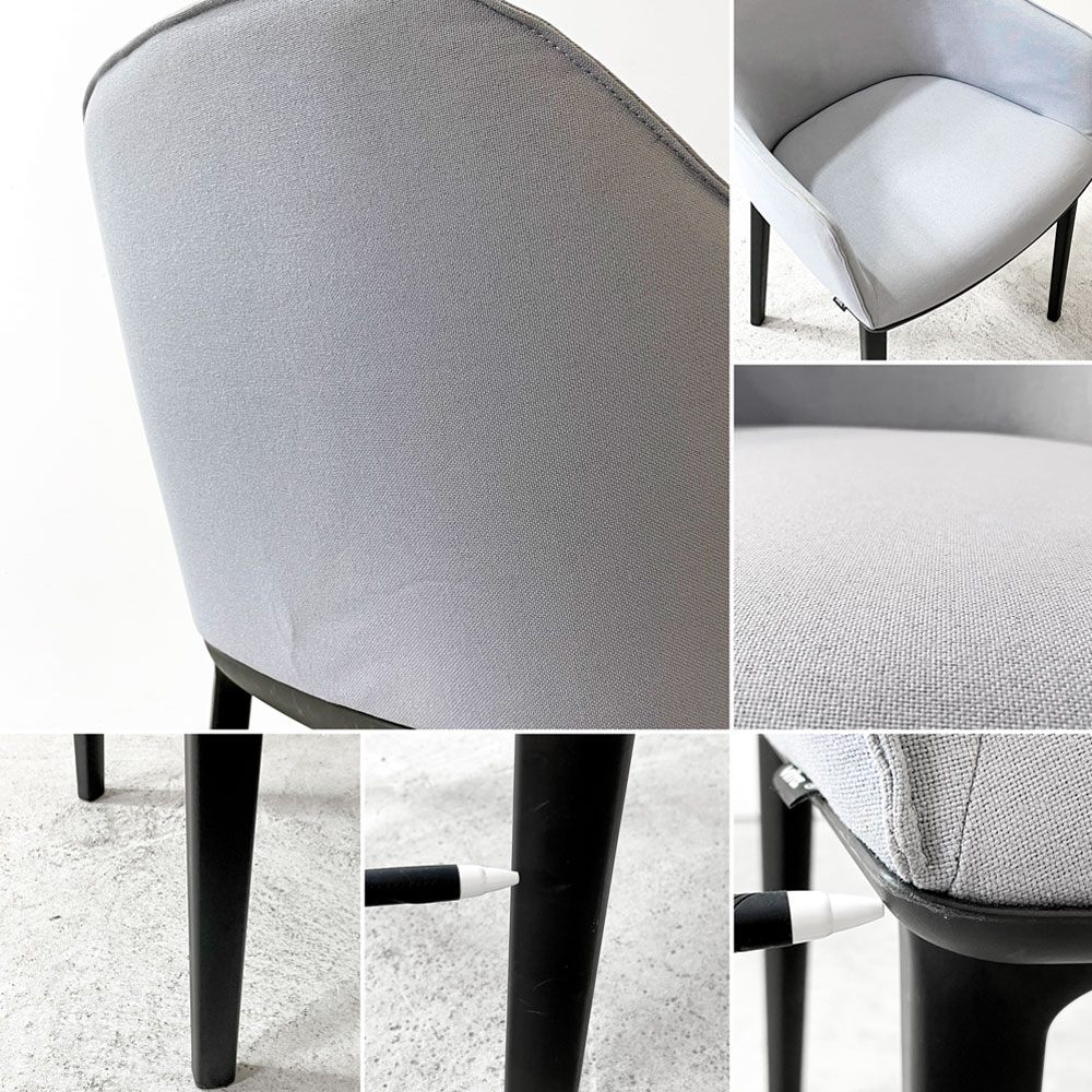 ヴィトラ Vitra ソフトシェル SOFTSHELL アームチェア 4レッグベース ライトグレー ロナン＆エルワン・ブルレック ●