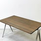 ヘイ HAY ピラミッド テーブル PYRAMID TABLE スモークドオーク コンパスレッグ スチール ベージュ W140cm デンマーク 北欧 美品●