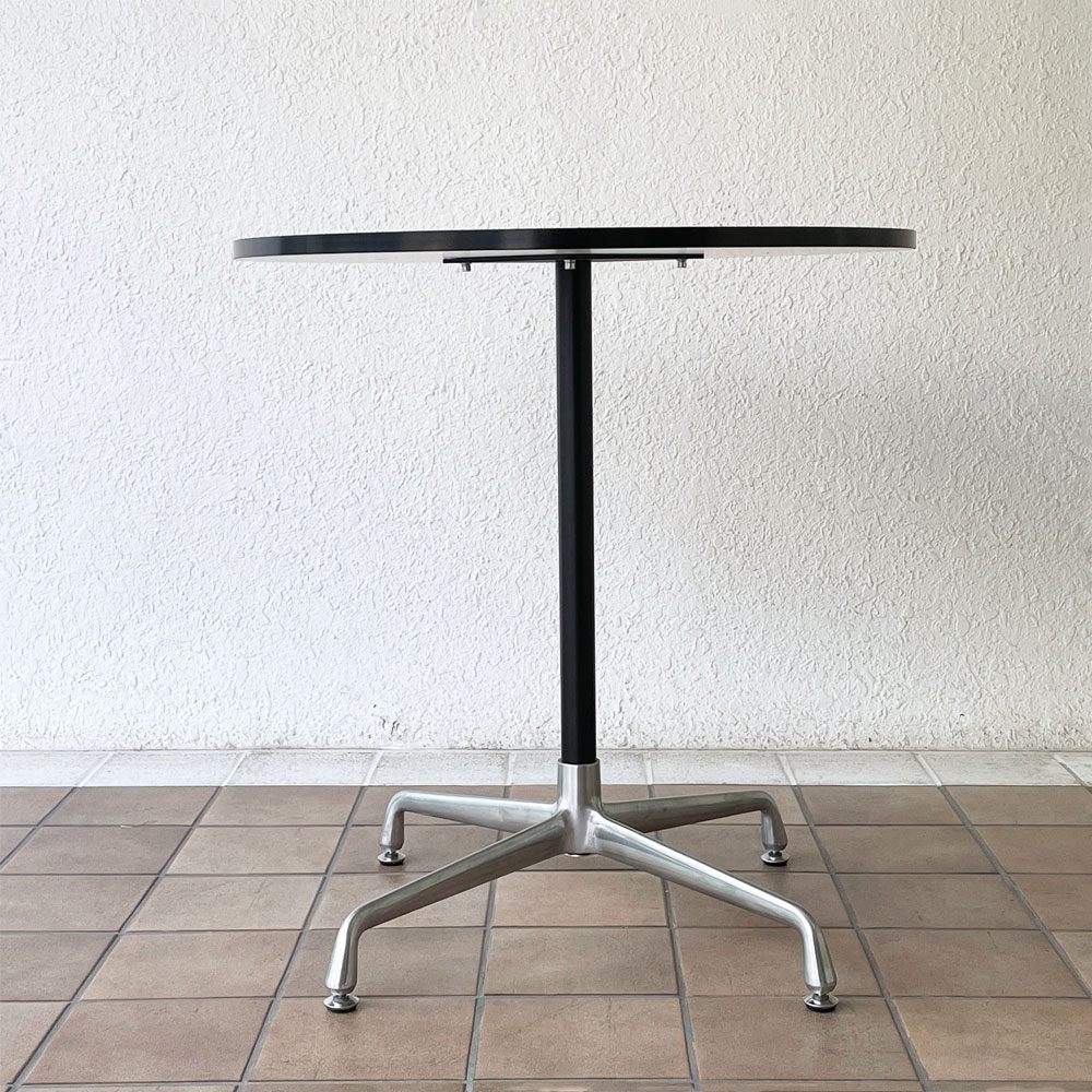 ファニチャーハンター Furniture Hunter T3 DEAN ラウンドテーブル Φ70cm メラミン天板 クロームレッグ モダンスタイル ◇