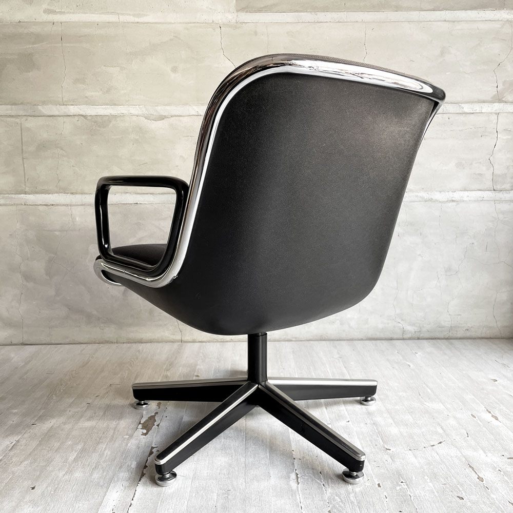 ノル Knoll ポロックチェア Pollock Chair エグゼクティブチェア 5本脚 グライズ仕様 ファブリックシート デスクチェア チャールズ・ポロック Charles Pollock ♪