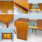 青林製作所 ティファニー Tiffany エクステンション ダイニングテーブル チーク材 伸長式 W130-180×D85cm 阿久津宏 ジャパンビンテージ ◎
