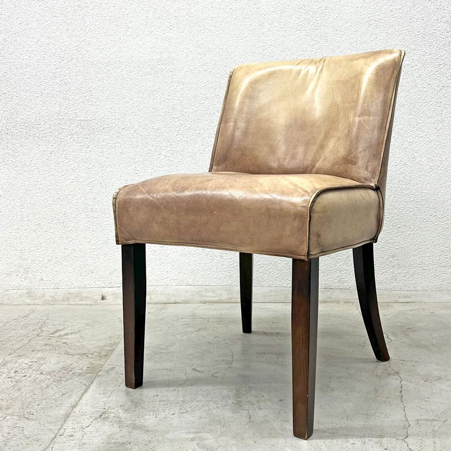 ダルトン DULTON ランディーチェア Randy Chair 本革 レザー ラウンジチェア アームチェア ビンテージスタイル A 〓