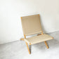 カールハンセン＆サン Carl Hansen & Son MG501 アウトドア キューバチェア Cuba Chair セサミ ラウンジチェア 折り畳み フォールディングチェア チーク材 フラットロープ モーテン・グットラー 北欧家具 デンマーク 美品 ★