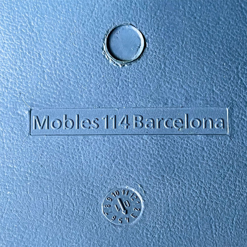 モブレス114 MOBLES114 ギムレット Gimlet スツール ハイチェア ブルー系 スチール 回転式 ホルヘ・ペンシ JORGE PENSI スペイン ■