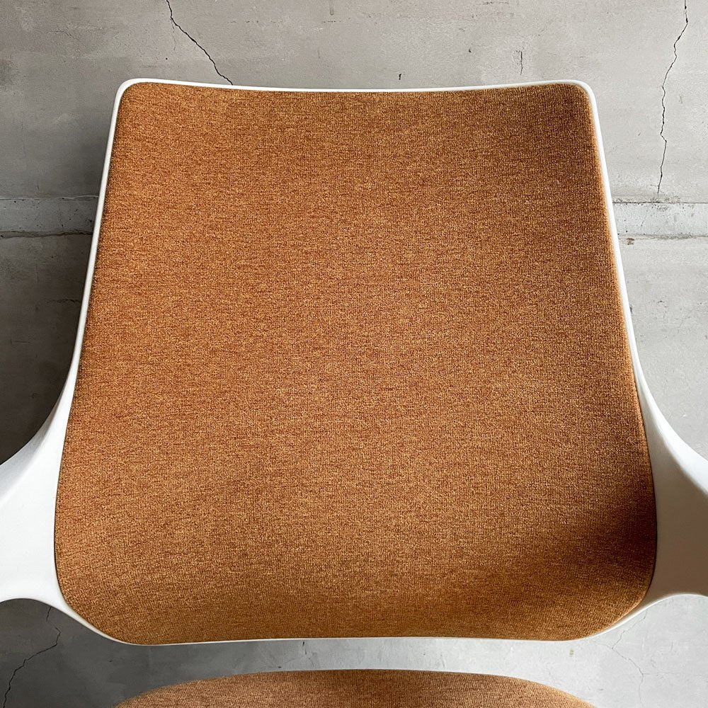 ラピフェリ Lapifeli ロッティ Lotti オフィスチェア デスクチェア 関家具 パンプキンオレンジ  キャスターベース ♪