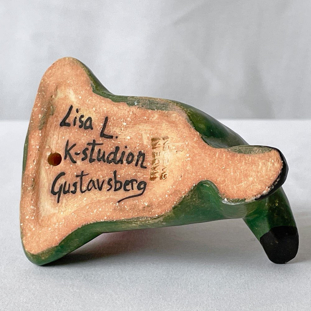 グスタフスベリ GUSTAVSBERG リサラーソン Lisa Larson レイジートムテ LAZY TOMTE サンタオブジェ スウェーデン 北欧雑貨 ◇