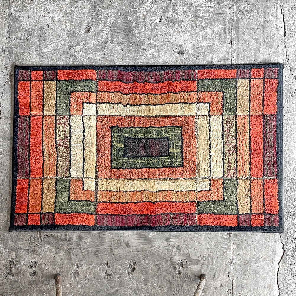 フライミーパーラー FLYMEe Parlor ラグ e20028 テラコッタ オレフィン トルコ製 ■