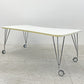 カルテル Kartell マックステーブル MAX TABLE ホワイト ミーティングテーブル キャスター付 フェルーチョ・ラヴィアーニ Ferruccio Laviani イタリア〓