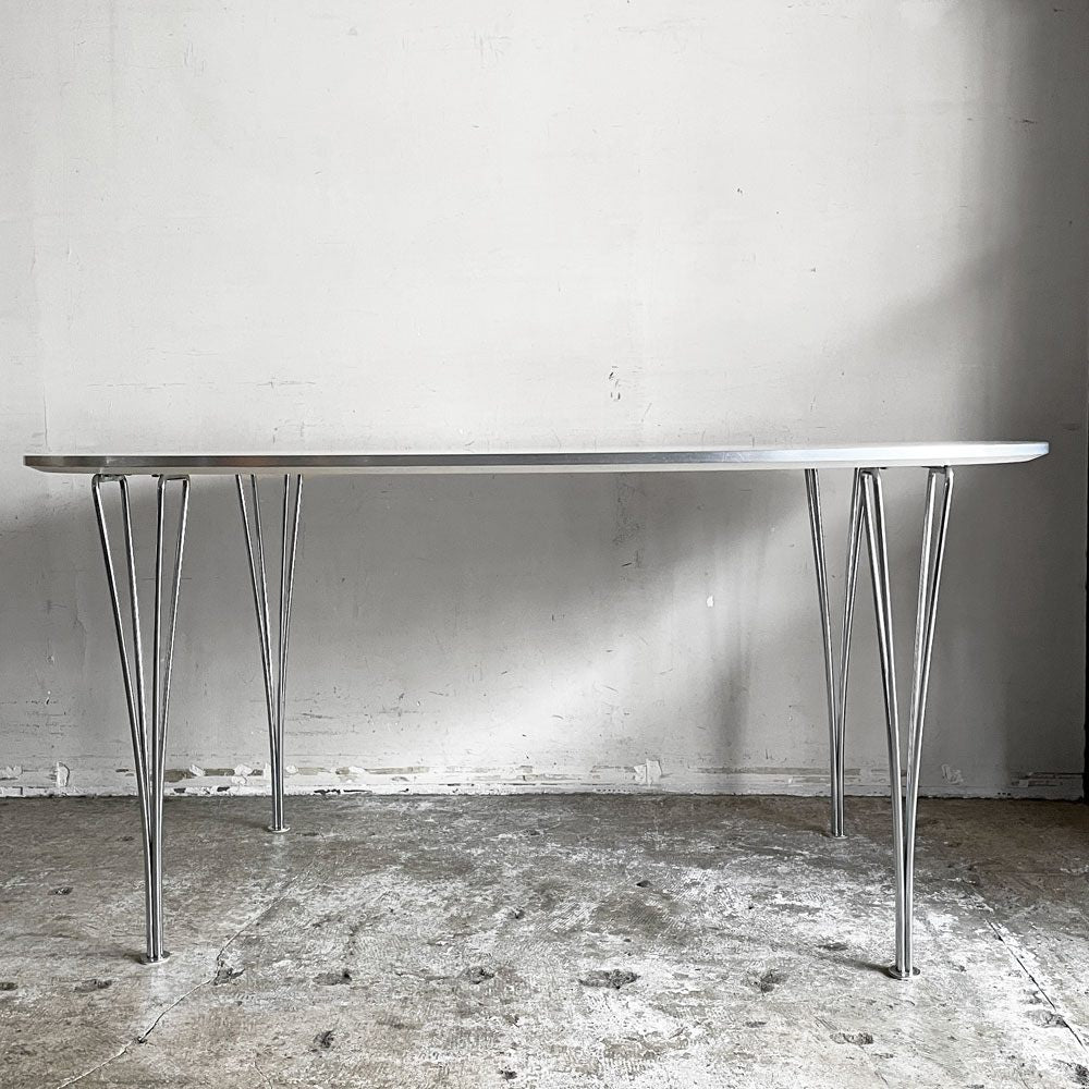 フリッツハンセン Fritz Hansen スーパー楕円 Bテーブル ダイニングテーブル B612 W150×D100cm ピート・ヘイン アルネ・ヤコブセン 北欧家具 ■