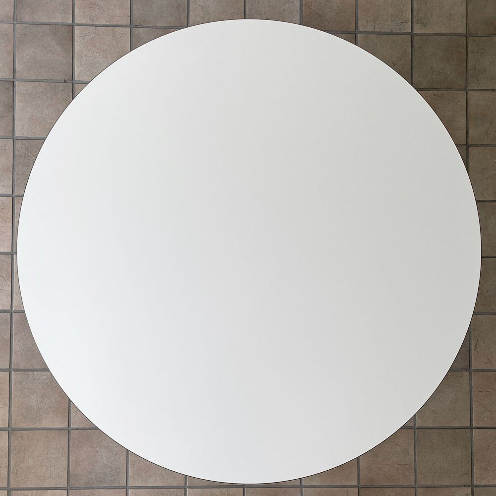 ハーマンミラー Herman Miller コントラクトテーブル ラウンドテーブル W106.5×H70cm ダイニングテーブル イームズ ミッドセンチュリーデザイン ◇