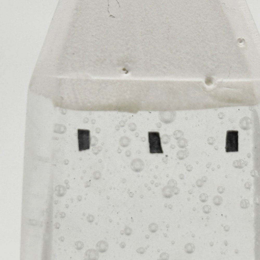 メロウグラス Mellow Glass タナカユミ ガラスの家 パート・ド・ヴェール オブジェ 置物 現代作家 ●