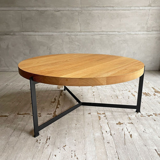 ディーケースリー dk3 プラトー PLATEAU リビングテーブル オーク無垢材 Φ80cm ローテーブル デンマーク ACTUS取り扱い 定価139,700円 ♪