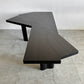 カッシーナ Cassina ヴェンタリオ 511 VENTAGLIO テーブル 無垢オーク材 ブラック塗装 W235cm シャルロット・ペリアン 参考定価約263万円 〓