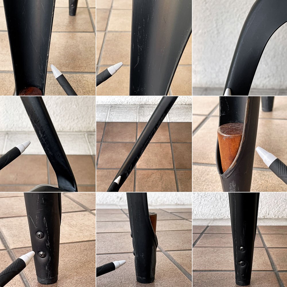 ノーザンオハイオインダストリアル Northern Ohio Industrial マルチプルズチェア Multipls Chair ダイニングチェア スタッキング ブラックスチール インダストリアルデザイン B ◇