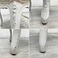 サラグレース Sarah Grace SGD デビュー ダイニングチェア DEBUT DINING CHAIR CHARM BD WHITE&NATURAL LINEN ラタンバック アンティーク風 参考定価 \55,000- B ●