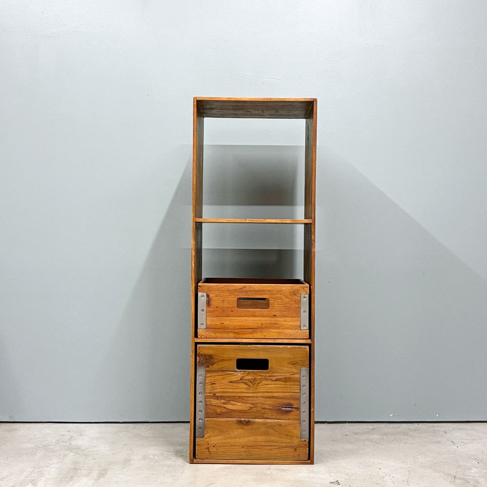 アクメファニチャー ACME Furniture トロイ TROY オープンシェルフ 3段 Lサイズ + トロイボックス TROY BOX S & L 2個セット ◎