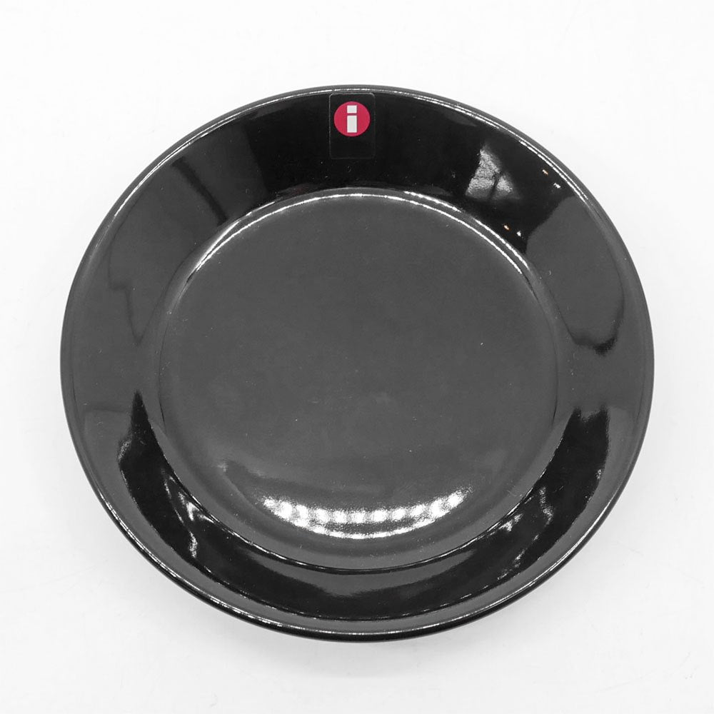 イッタラ iittala ティーマ TEEMA プレート 12cm 2枚セット ブラック カイ・フランク Kaj Franck フィンランド 北欧食器 未使用品 ●