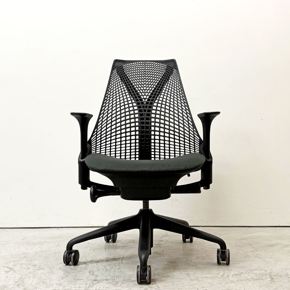 ハーマンミラー Herman Miller セイルチェア SAYL Chair デスクチェア ブラック 旧モデル イヴ・ベアール B ●
