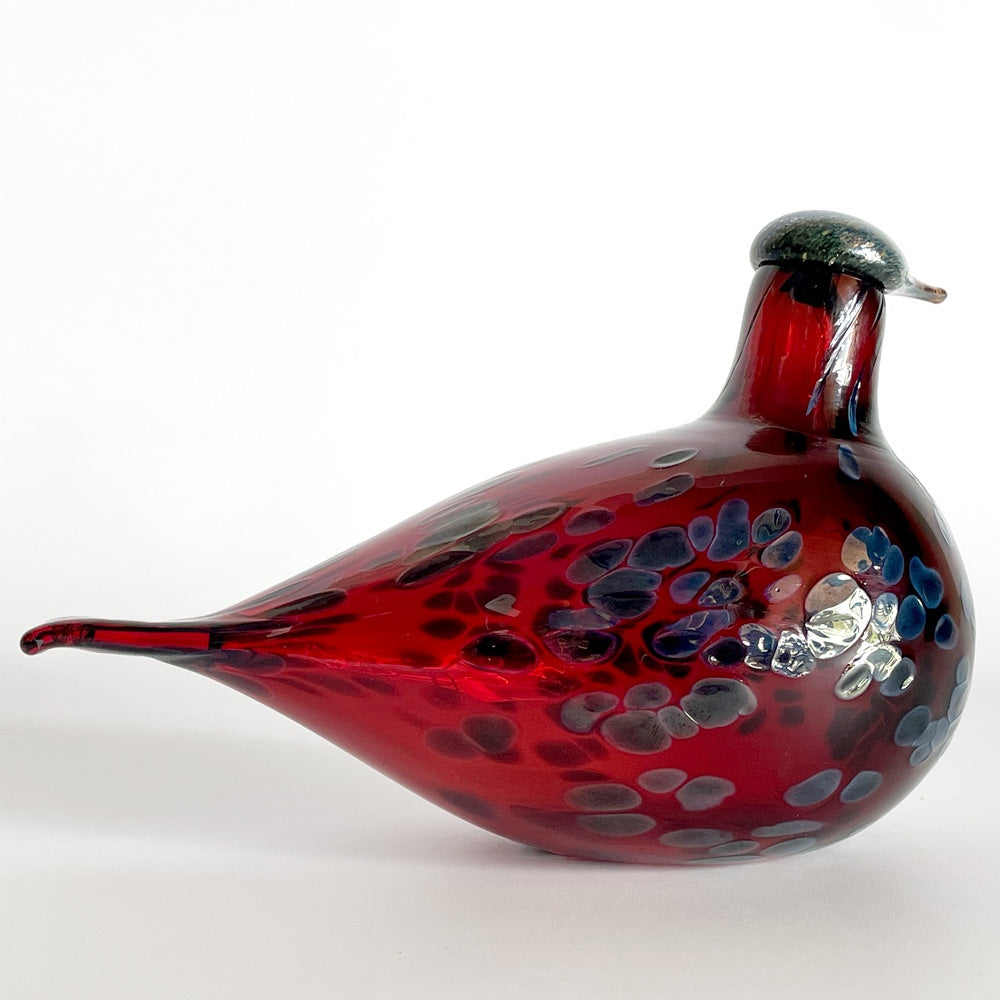 イッタラ iittala バーズバイトイッカ Birds by Toikka ルビーバード Ruby Bird コマドリ クランベリー フィギュリン オイバ・トイッカ Oiva Toikka イッタラバード 北欧雑貨 箱付 ■