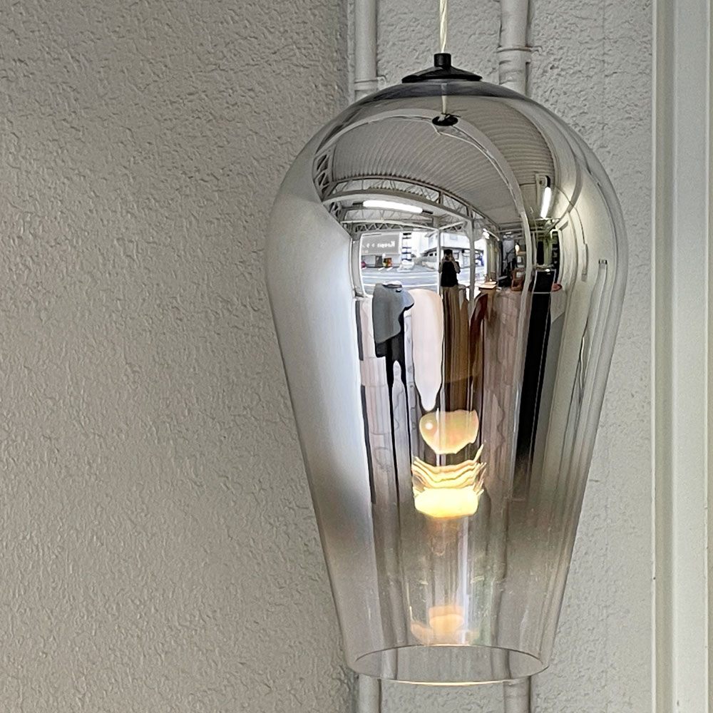 トムディクソン Tom Dixon フェイド ペンダントライト Fade Pendant クローム Chrome 廃番 定価115,500円 箱付 展示品 ◇