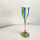 ベネチアングラス Venetian glass シャンパングラス ワイングラス 金彩 ムラーノ イタリア ■