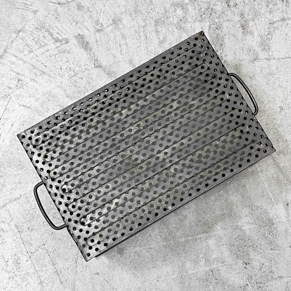 SCHAFER スタッキング ストレージボックス パンチングメタル インダストリアル ドイツビンテージ C ●