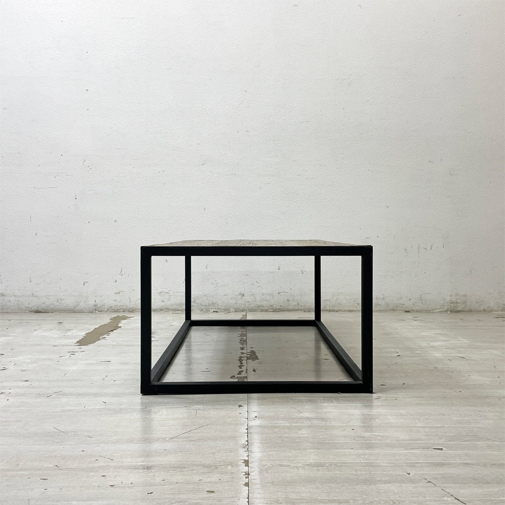 クラッシュゲート CRASH GATE ノットアンティークス Knot antiques ライザ LIZA コーヒーテーブル ローテーブル 古材天板 W110cm ●