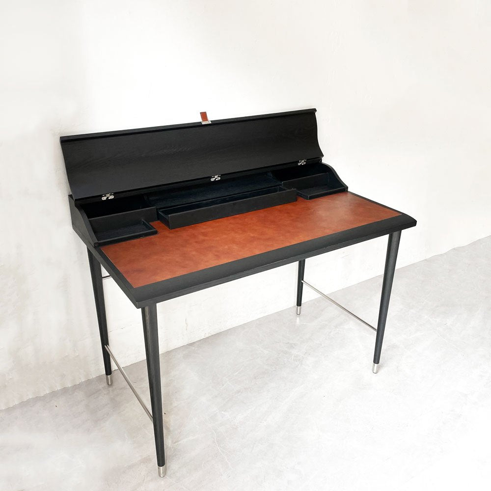 ステラワークス Stellar Works ラヴァル LAVAL ライティングデスク OEO Studio オーク材 レザー ブラック コンソールデスク 定価￥456,000- ★