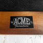 アクメファニチャー ACME Furniture トラッセル アームチェア TRESTLES ARM CHAIR ダイニングチェア ウォールナット ファブリックシート USビンテージスタイル 現状品 ♪