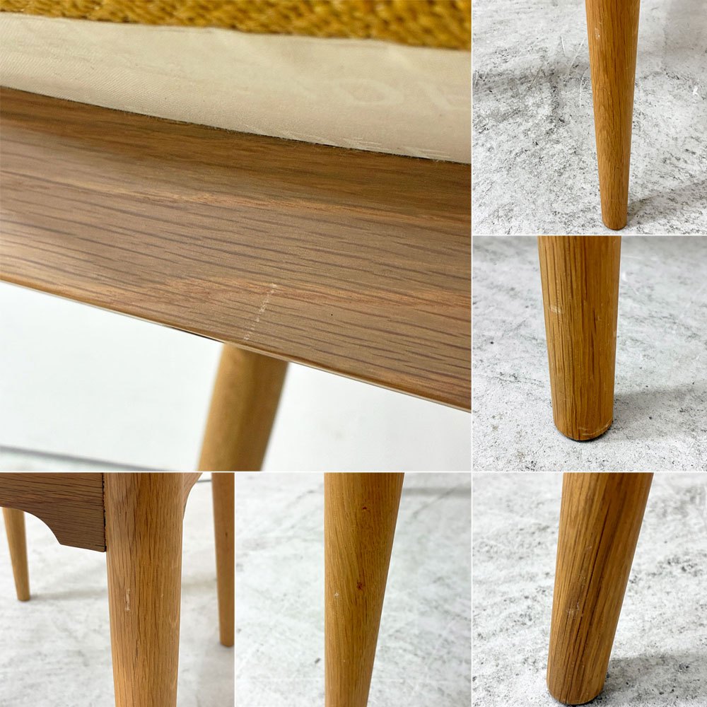 イデー IDEE コショネチェア COCHONNET CHAIR ダイニングチェア オーク材 ナチュラル ファブリック マスタード モダン B ●