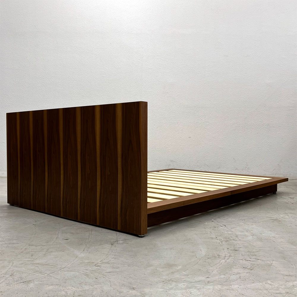 アクタス ACTUS FBベッド ロータイプ FB BED LOW TYPE セミダブル ウォールナット 〓