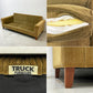 トラックファニチャー TRUCK FURNITURE FKソファ SOFA 3シーター コーデュロイ ウォールナット無垢材 フェザークッション 張地F-21 グリーン ●