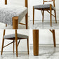 日進木工 NISSIN グロウ ナチュラルブラウン GROW 406 ダイニングチェア オーク材 Aランク布スムージー グレー色 張り込み定価￥55,000- A ●