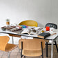 USMモジュラーファニチャー USM Haller USMハラーテーブル ワーキングデスク ダイニングテーブル W150×D75×H74cm アジャスター パールグレーラミネート(ホワイト) 高さ調整機能付 A ◇