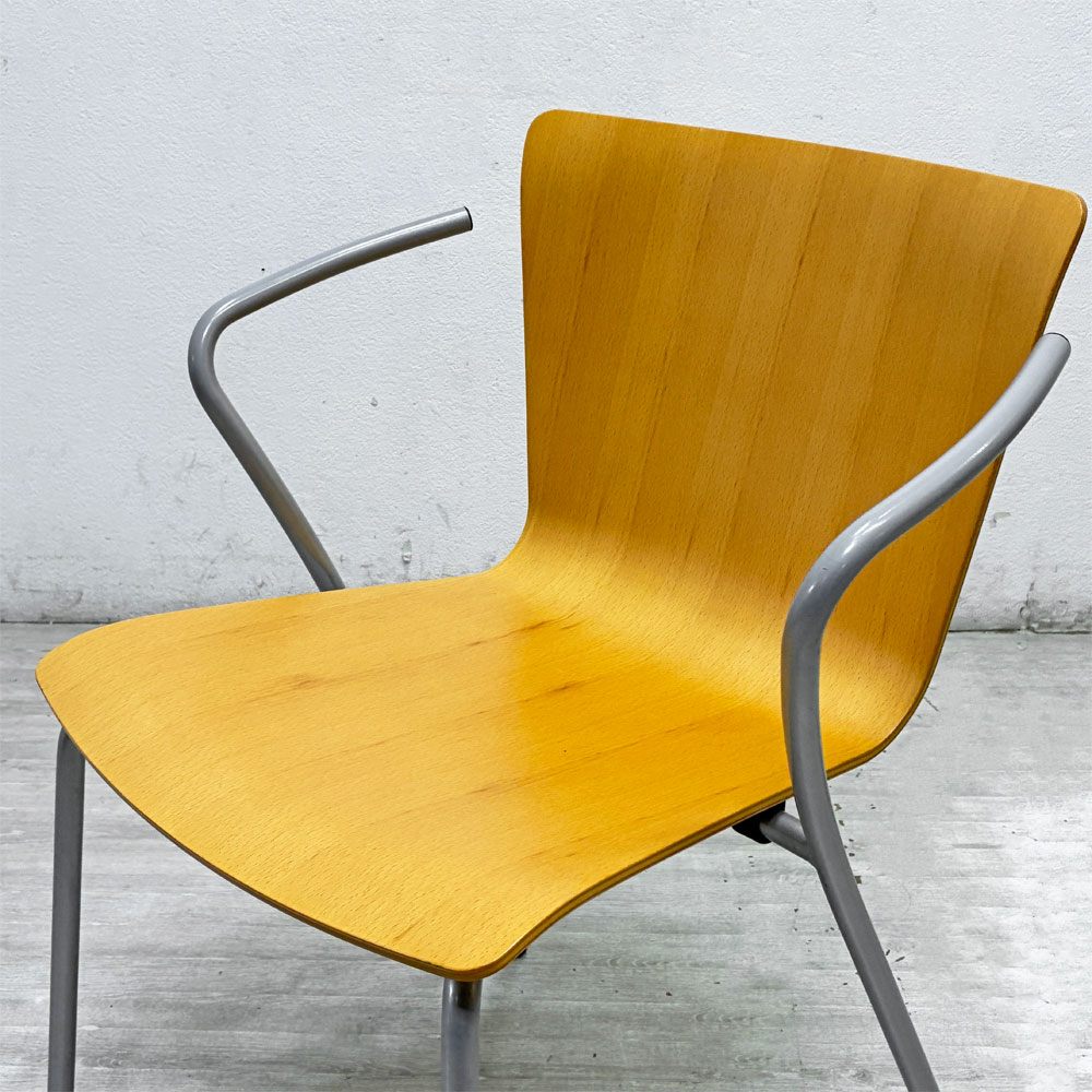 フリッツハンセン Fritz Hansen ヴィコ デュオ Vico Duo アームチェア ビーチ材 ナチュラル ヴィコマジストレッティ デンマーク ●