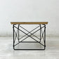ハーマンミラー Herman Miller イームズワイヤーベースローテーブル Eames Wire Base Low Table LTRT ウォールナット  ミッドセンチュリー 定価￥60,500- ●