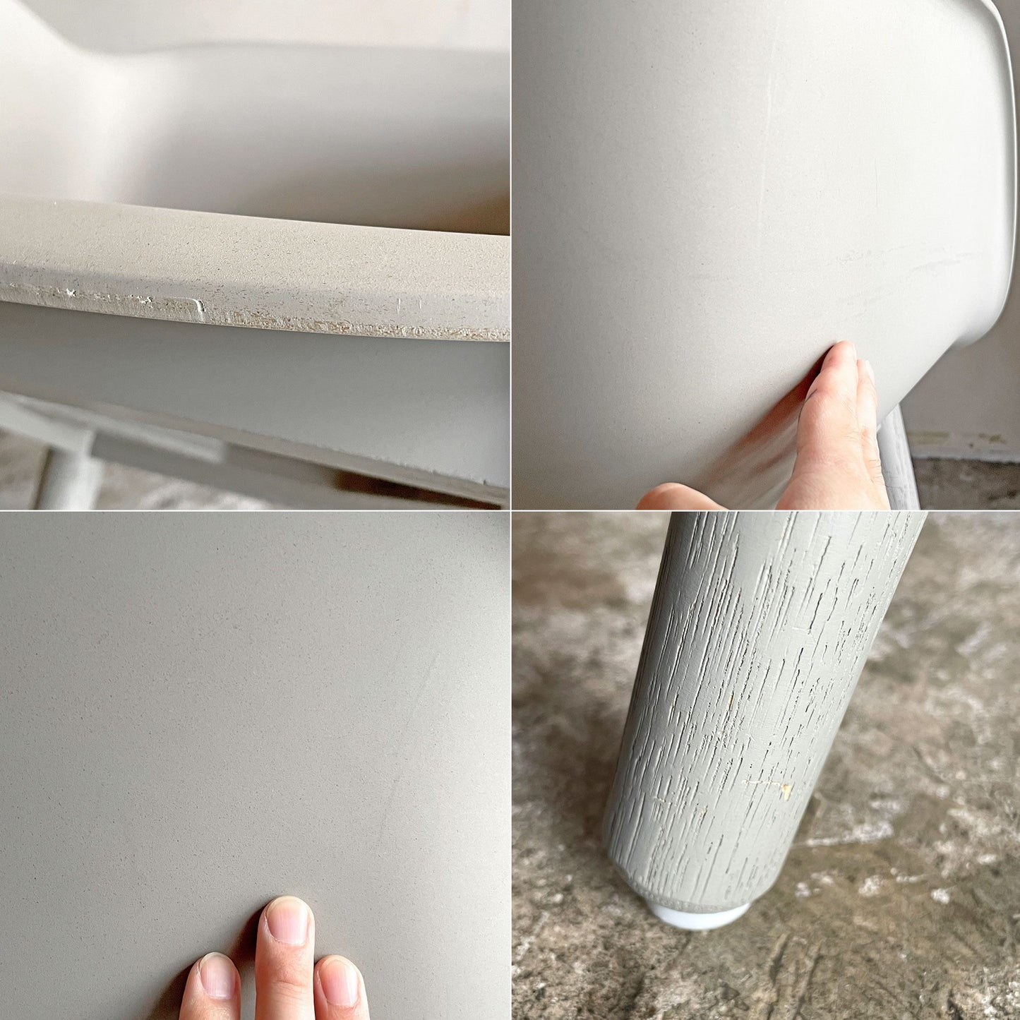 ムート Muuto ファイバー アームチェア ウッドベース FIBER ARM CHAIR WOOD BASE ファイバーシェル グレー オーク材 北欧モダン 定価￥84,700- ■