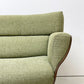 冨士ファニチア FUJI FURNITURE タピオTapio 3シーターソファ オーク材×ファブリック ライトグリーン系 ナチュラルモダン ●