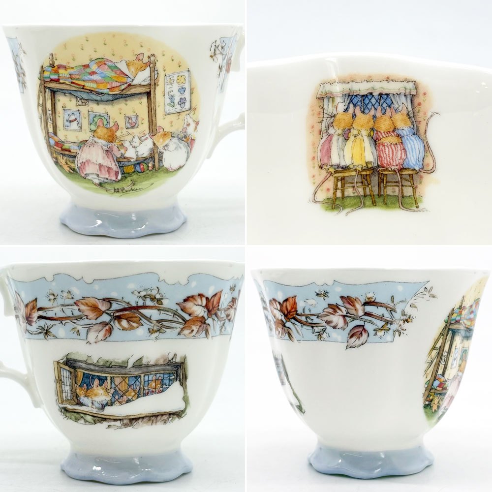 ロイヤルドルトン Royal Doulton ブランブリーヘッジ ティーカップ＆ソーサー 1999年限定品 イギリス 箱付き A ●
