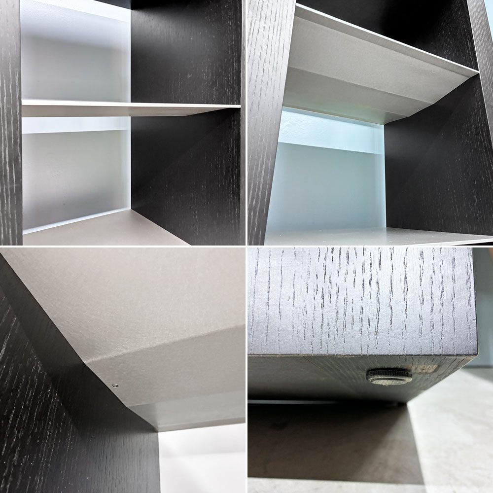 アルマーニ カーザ ARMANI CASA アテネ athens スリムシェルフ 黒 ジョルジオ・アルマーニ Giorgio Armani ホームコレクション 稀少 イタリアンモダン ◎