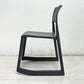 ヴィトラ Vitra ティプトン Tip Ton ワークチェア ダイニングチェア デスクチェア ブラック スタッキング チルト機能 定価￥42,900- A ●