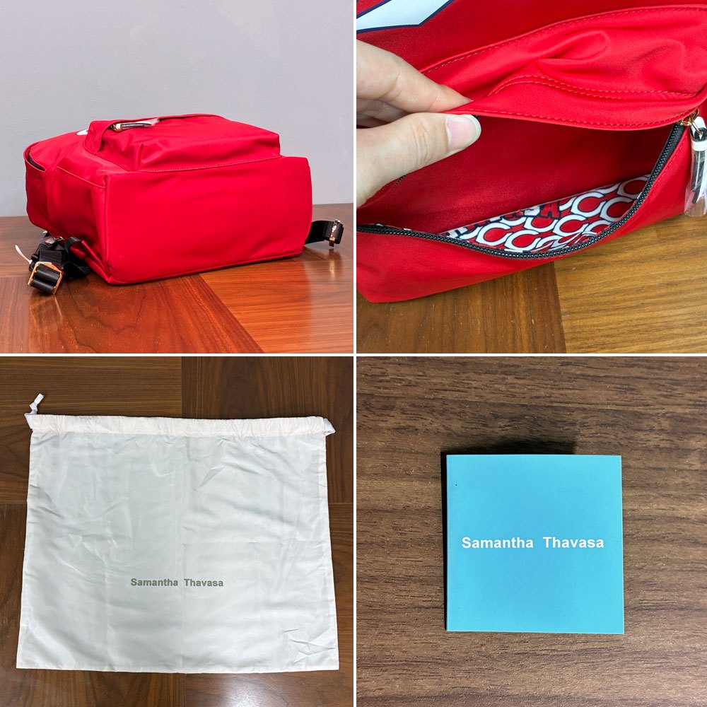 サマンサタバサ Samantha Thavasa 広島東洋カープ コラボ リュック バックパック チャーム付き 未使用品 B ◎