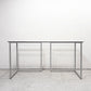 ビスレー BISLEY デスクプラン DESK PLAN Lフット ワーキングテーブル デスク ガラス天板 スチール脚 W170cm イギリス ●