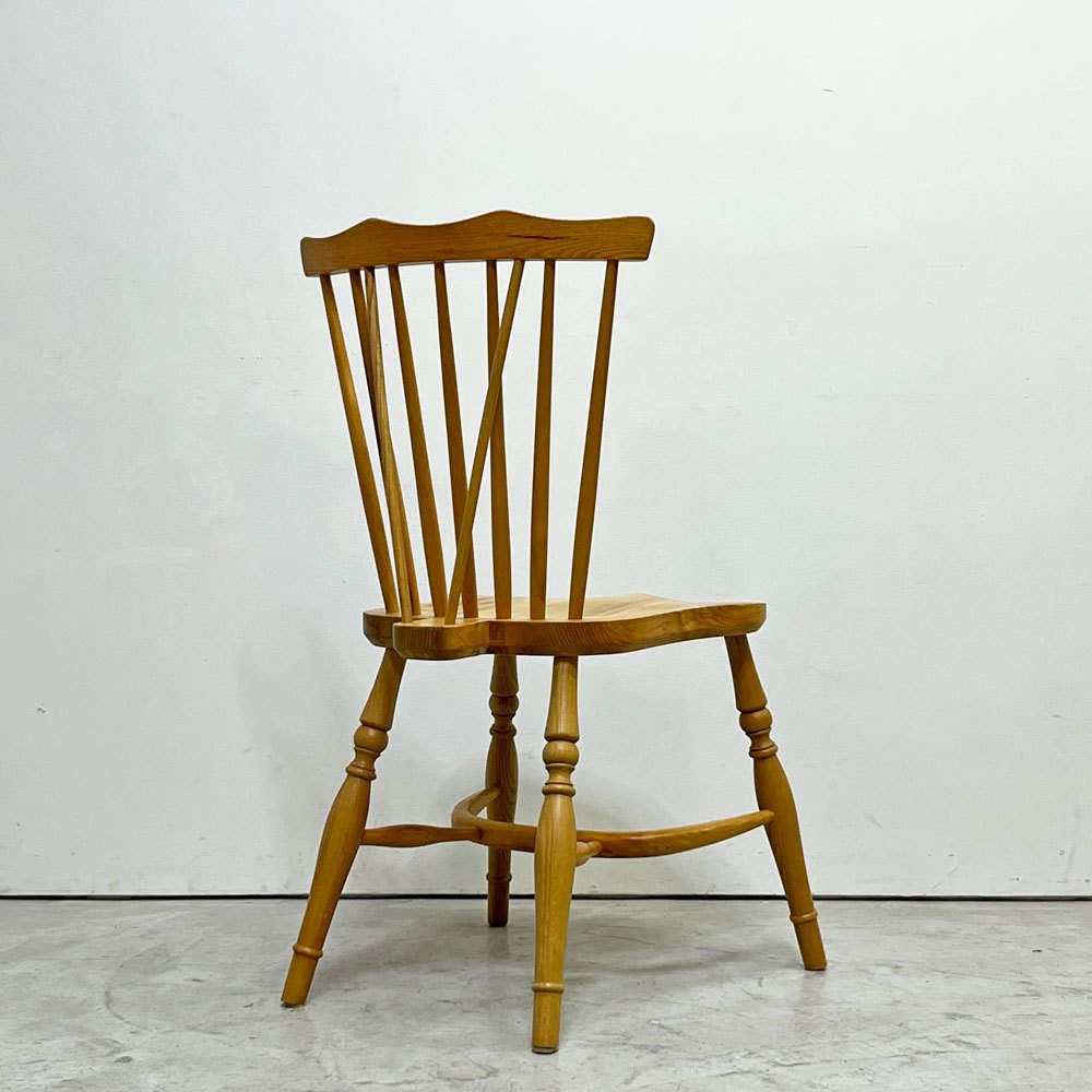 クラッシュゲート CRASH GATE ノット アンティークスKnot antiques クレイ チェア CLAY CHAIR ウィンザーチェア スポークバック プレイシング スティック タモ材 ナチュラル 廃番 ●